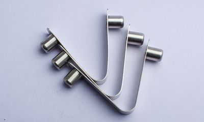 雙珠V型彈片 五金彈片定制 雙珠V型彈片 五金彈片定制